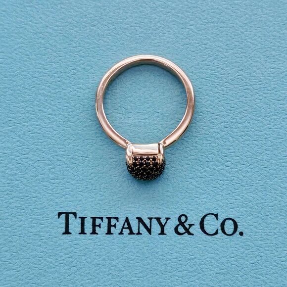 RARE Tiffany & Co. Spinel Sugar Stack 18K Rose Gold Paloma Picasso Ring 4 US - Picture 2 of 8
